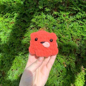 FREE WITH BUNDLE – Small Silly Frog Crochet Plush